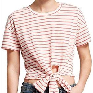 Striped crop top